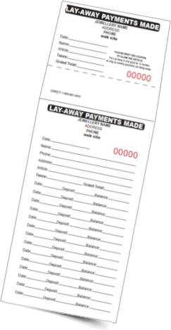 Lay away payments made